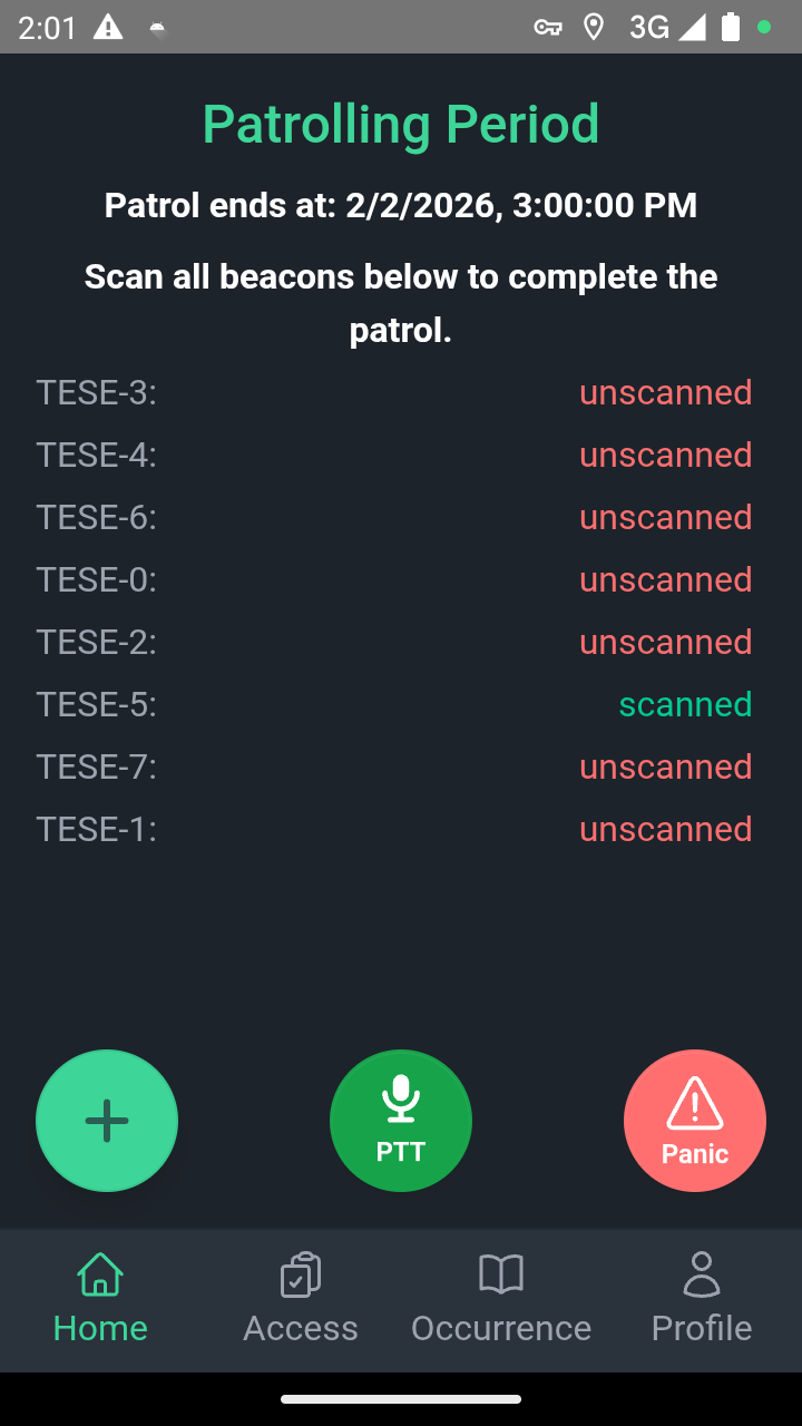 Beacon scanned successfully